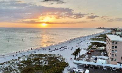 Looking north from John's Pass along Madeira Beach, Fla. (Photo: ClearwaterDaily)