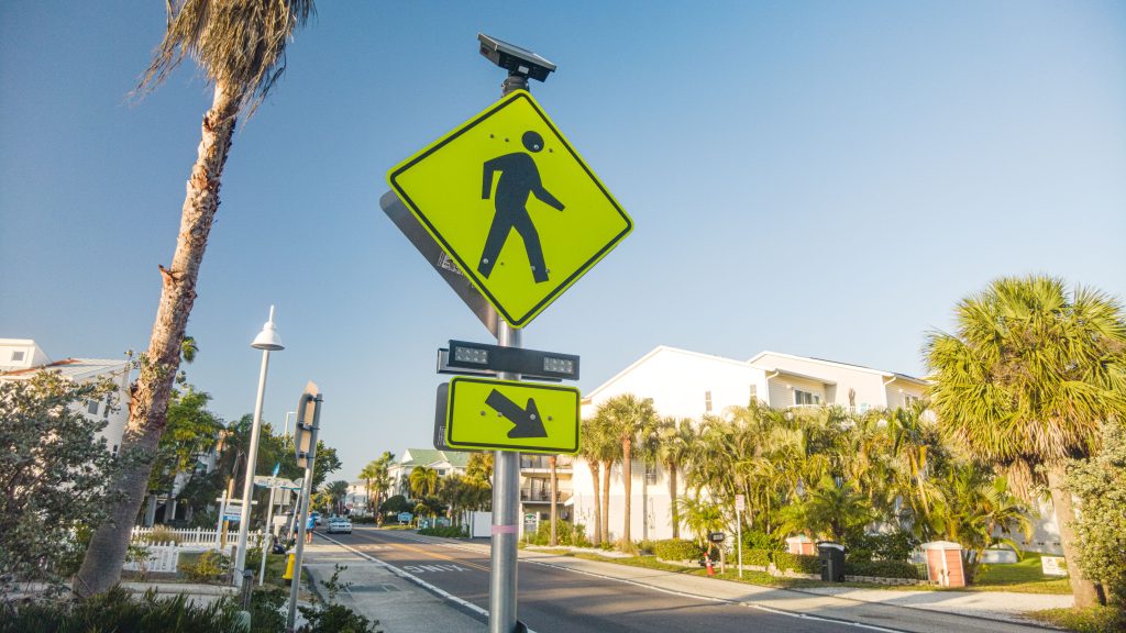 A pedestrian signal in Pinellas County, Fla. (Photo: ClearwaterDaily.com)